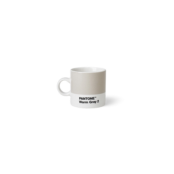 Tasse à expresso en porcelaine - Gris chaud 2 C