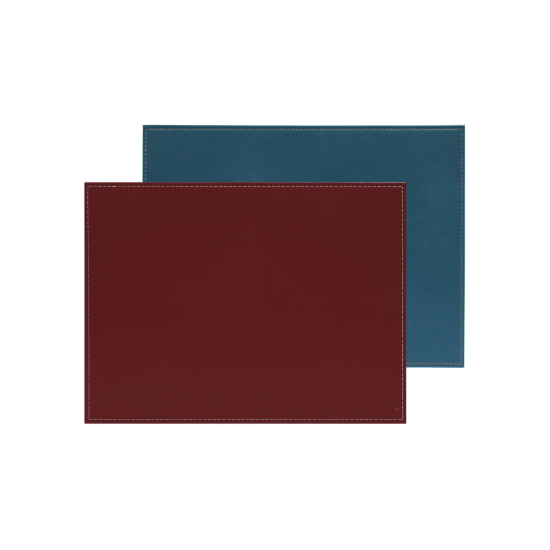 Set de table bicolore réversible - rectangulaire