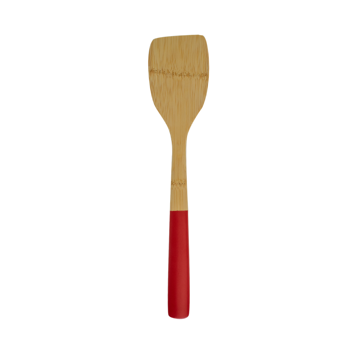 Spatule en Bambou - Rouge Brique