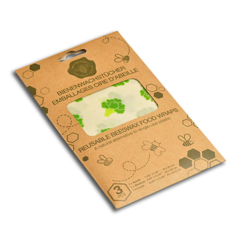 Set de 3 feuilles emballage alimentaire