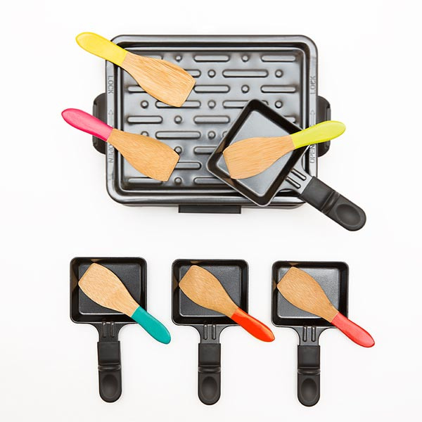 Set de 6 spatules à raclette - multico