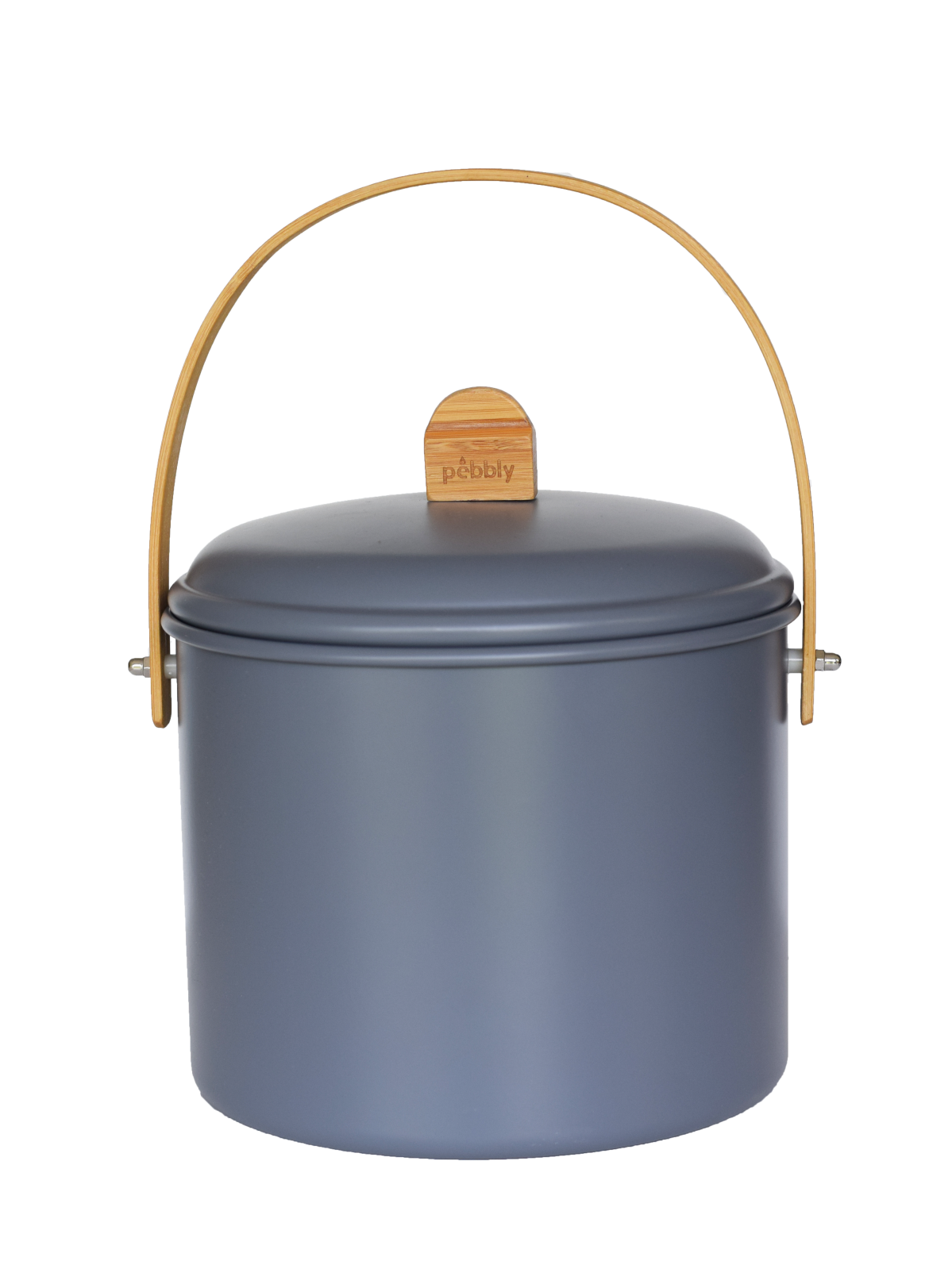 Seau à compost d'intérieur ardoise