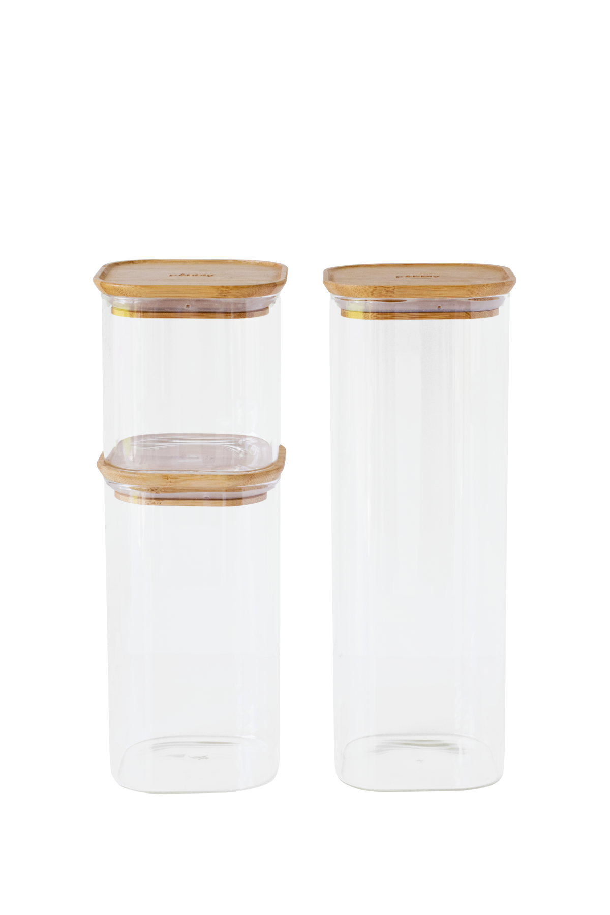 Set de 3 boîtes de conservations carrées