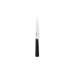 CHOWA - Couteau, lame avec micro-dentures 12,5 cm  - manche noir